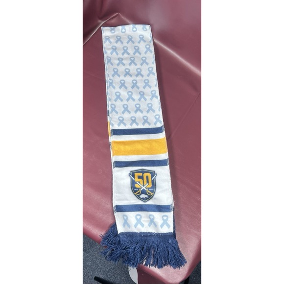 Buffalo Sabres & Roswell Cancer Center Scarf Hockey Fights Cancer - Picture 3 of 4